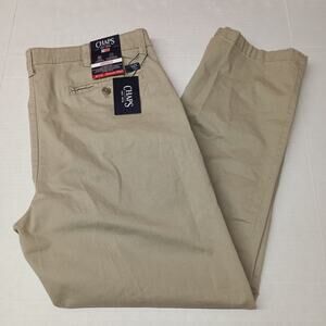 Chaps Straight Fit Chino Pants Men's Size 38x32 Khaki